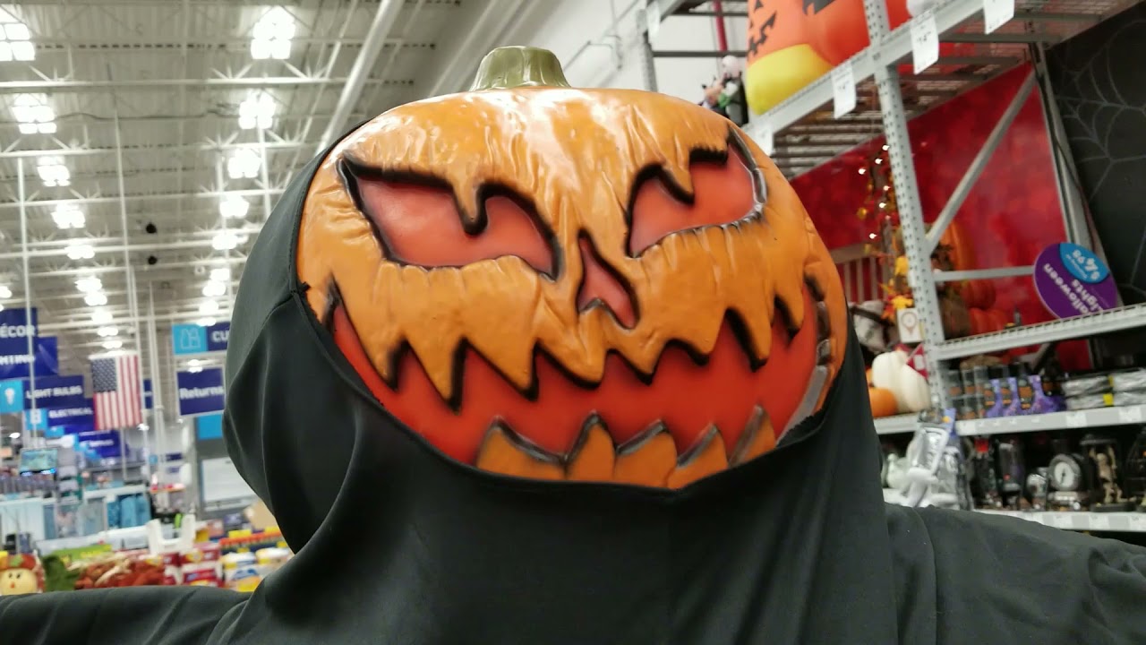 Halloween 2021 Lowe's Pumpkin Reaper Animatronic In Store Demo