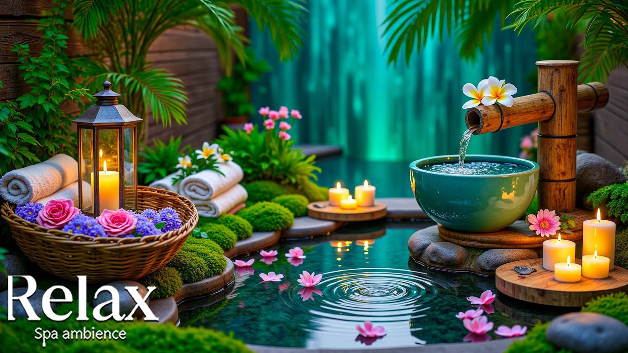 Расслабляющая музыка для сна + звуки воды 🌿 Глубокое исцеление, медитация, гармонизация разума и те