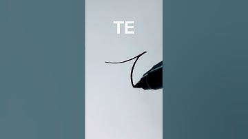 Learn to write hiragana "TE in nihongo