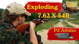 Testing Soviet 7.62x54R Exploding Ammo