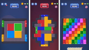 Slide Jam: Block Puzzle Gameplay Levels 1-20
