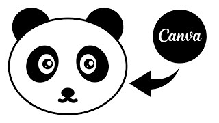 How to Make Cute Panda Clipart in Canva | Free Graphic Design Tutorial | Canva Tips and Tricks