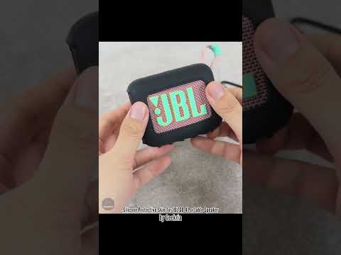 Perfect Slim Fit Cover for JBL GO 4 | Geekria Travel Pouch with Hook