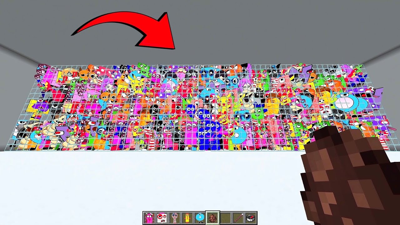 Too Much ALL Sprunki OC In White ROOM Minecraft PE MOD