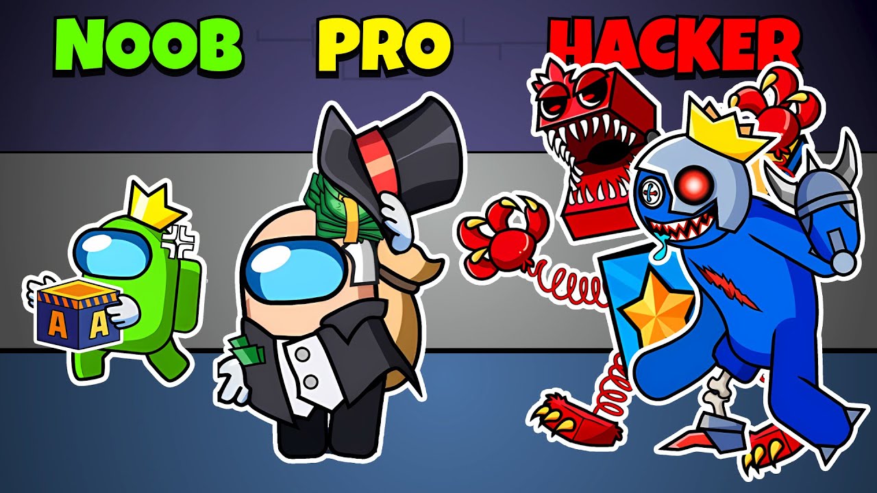 🤢 NOOB 😎 PRO 😈 HACKER | Survival 456: Imposter Rainbow #6 | iOS - Android APK