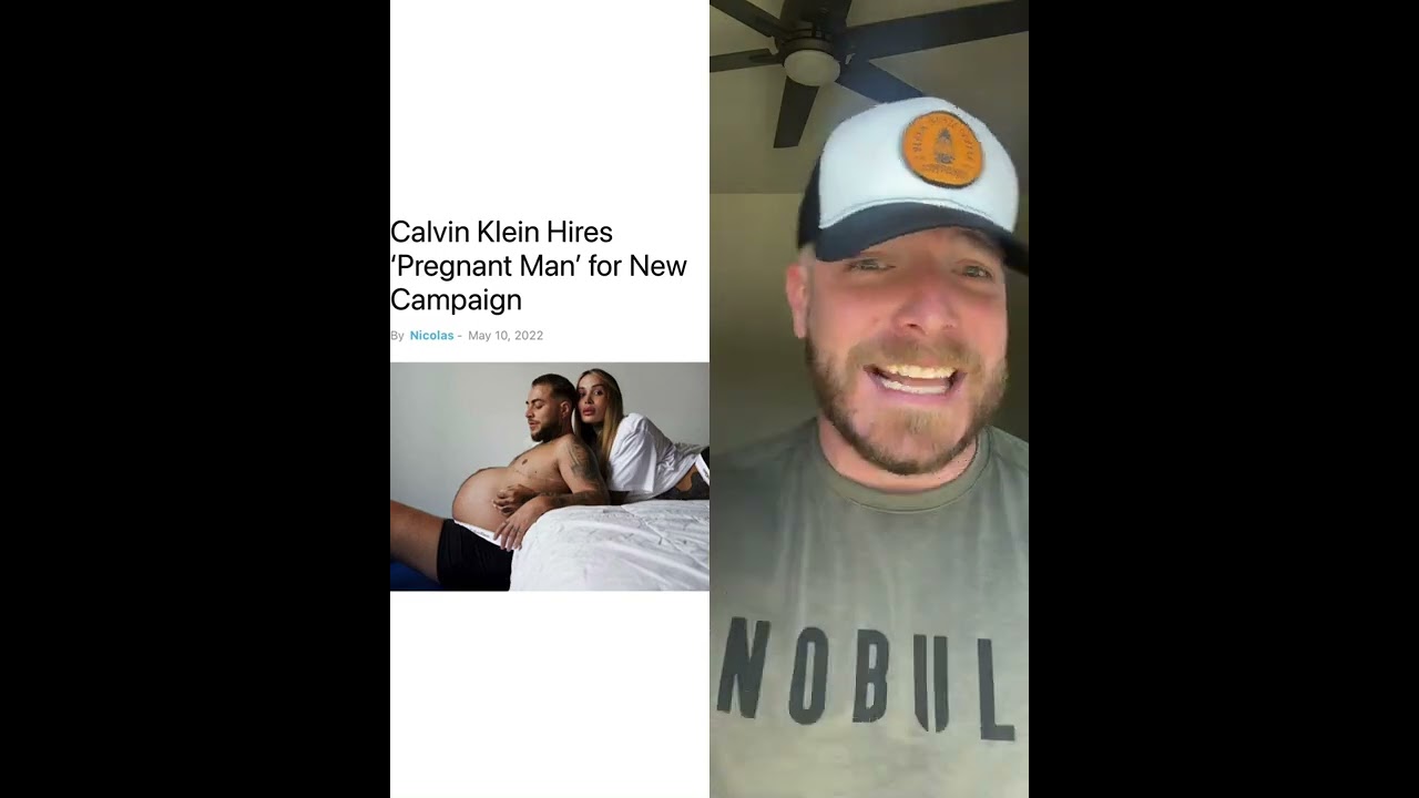 Calvin Klein hires “Pregnant Man” for new underwear campaign 😳😳 HERE WE  GO! - YouTube