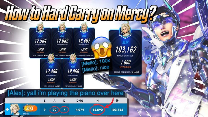 How to Hard Carry on Mercy? 😱 - Mercy Stadium Gameplay - Overwatch 2 (Season 17)