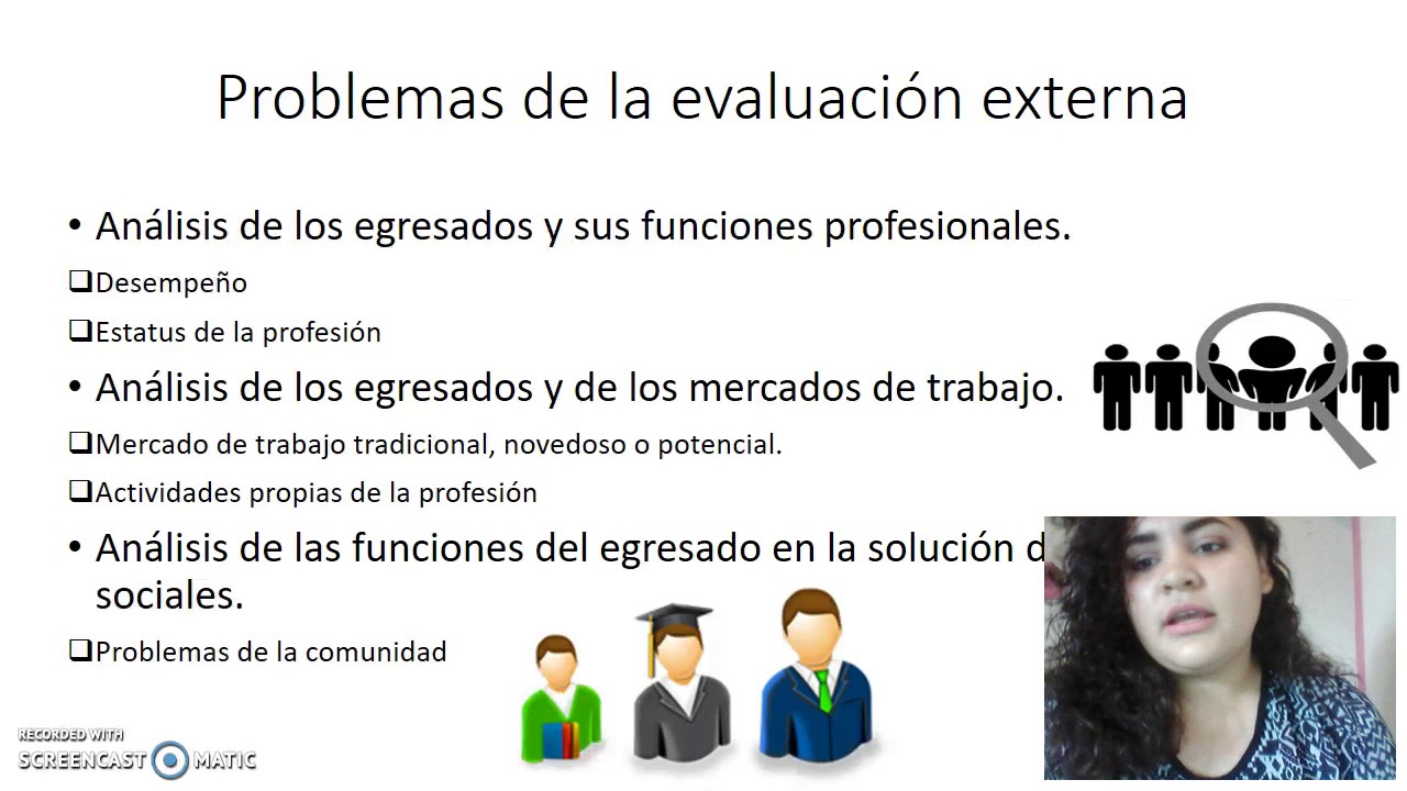 evaluacion externa YouTube