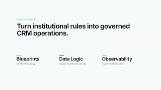 FinTech & Financial Services CRM Data Integrity | Deduplication, Entity Matching & Governance