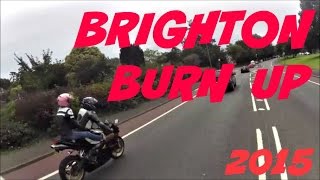 Ace Cafe to Brighton Burn Up 2015  (Arriving )