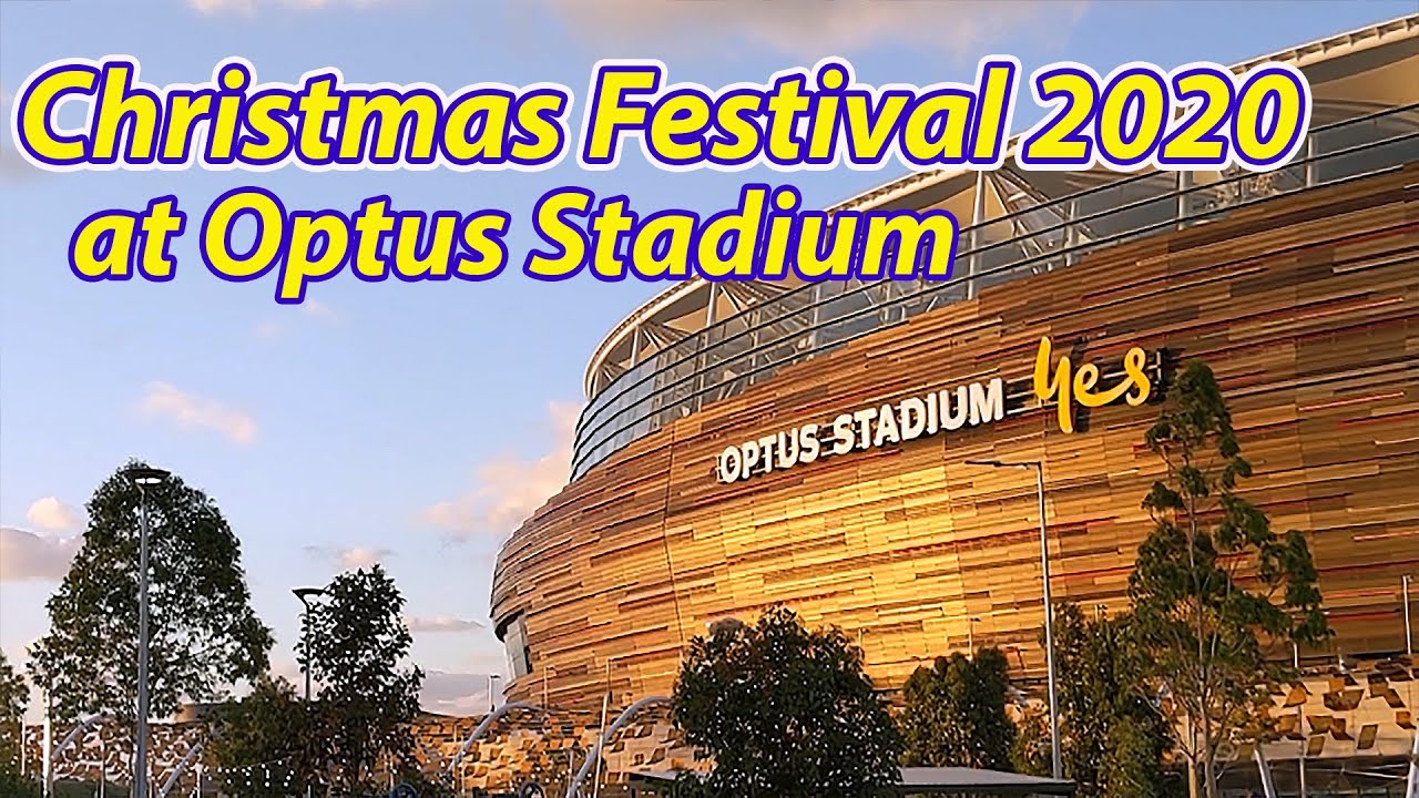 Walking Tour Christmas Festival at Optus Stadium Park December 2020