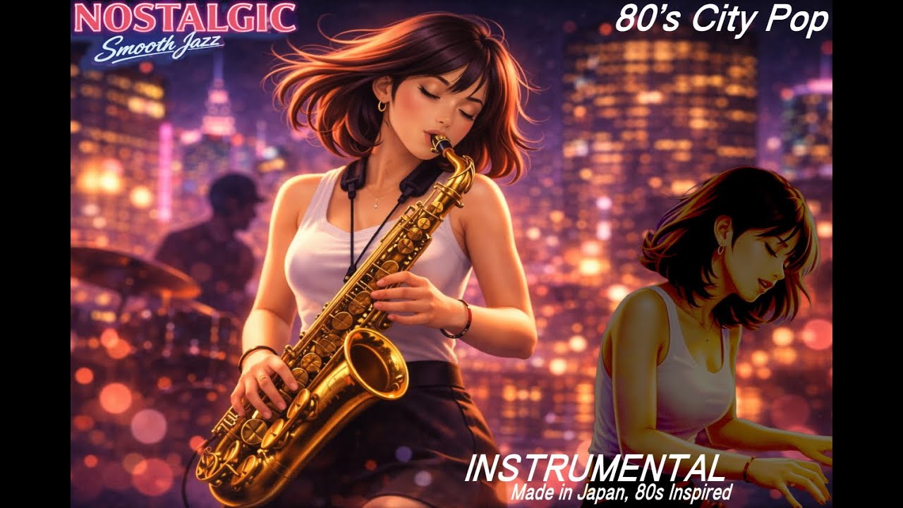 NOSTALGIC SMOOTH JAZZ – City Pop Roots, Slap Bass & Urban Night Vibes nostalgic city pop vol 2