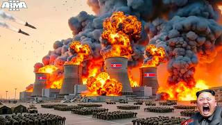 acum 30 de secunde! La revedere Kim Jong-un – cel mai mare reactor nuclear din Coreea de Nord arunca