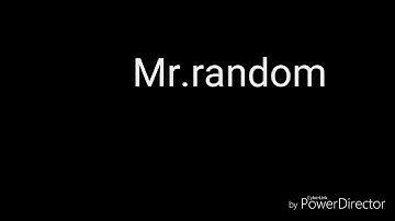 Mr.random intro