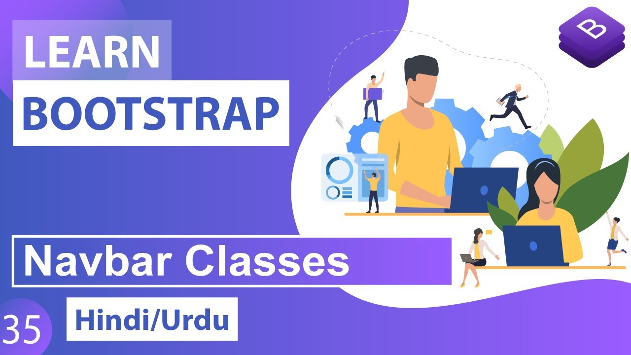 Bootstrap Navbar Classes Tutorial in Hindi / Urdu