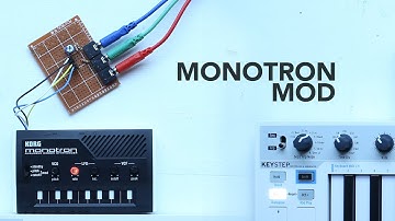 I modded my Korg Monotron so that I can play it like a normal synth (+ Arturia Keystep love)