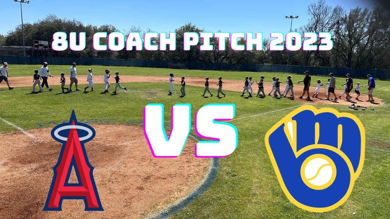 8U Coach Pitch MOYSC Baseball Brewers vs Angels 2023 YouTube