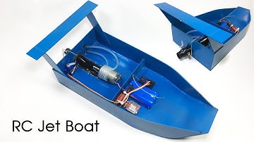 How to make a Jet RC Boat Using Turbo Jet Motor