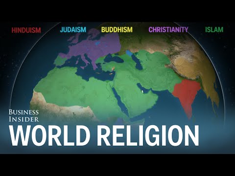 ANIMATED MAP SHOWING RELIGION SPREAD