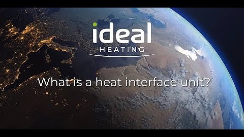 Quick fire questions⁉ What is a heat interface unit?