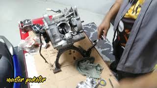 how to install crankshaft (Yamaha Nmax155) Engine Overhauling