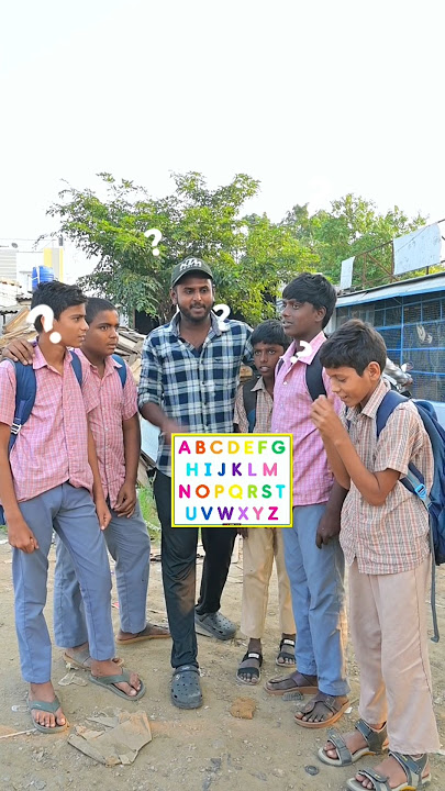 Abcd- ல O எத்னாவது letter 😕 tambiga yaar correct ahh solluva #shorts #games #alfabeto