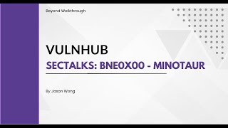 Celebrity Cyber Security | Penetration Test  | CTF | Walkthrough |   SecTalks BNE0x00 Minotaur | WordPress Profile