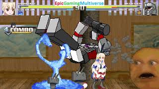 Aqua Slime And Shimikaze Vs Megatron And Annoying Orange In A Mugen Match Battle Fight