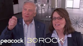 Yelling At The Moon With Buzz Aldrin | 30 Rock