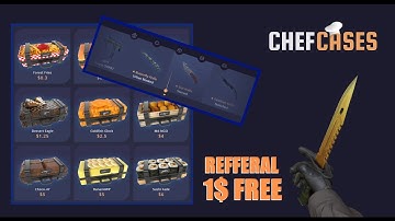 Trying to get a knife from refferal code! (CHEFCASES.COM) Unboxing & Promo Code