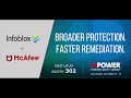 Infoblox at McAfee MPower17 Day2 Morning Report