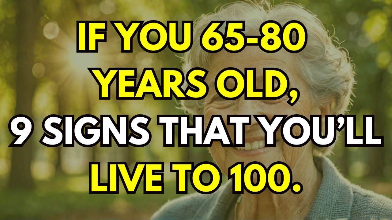 Doctor Reveals 9 Signs That You ll Live To 100 Years Old YouTube doctor-reveals-9-signs-that-you-ll-live-to-100-years-old-youtube