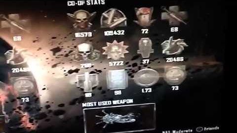 My bo2 Zombie status at knife skull blue eyes