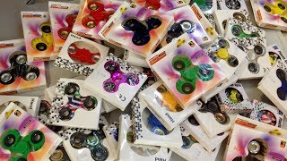 THE MOST BIGGEST COLLECTION OF FIDGET SPINNERS!