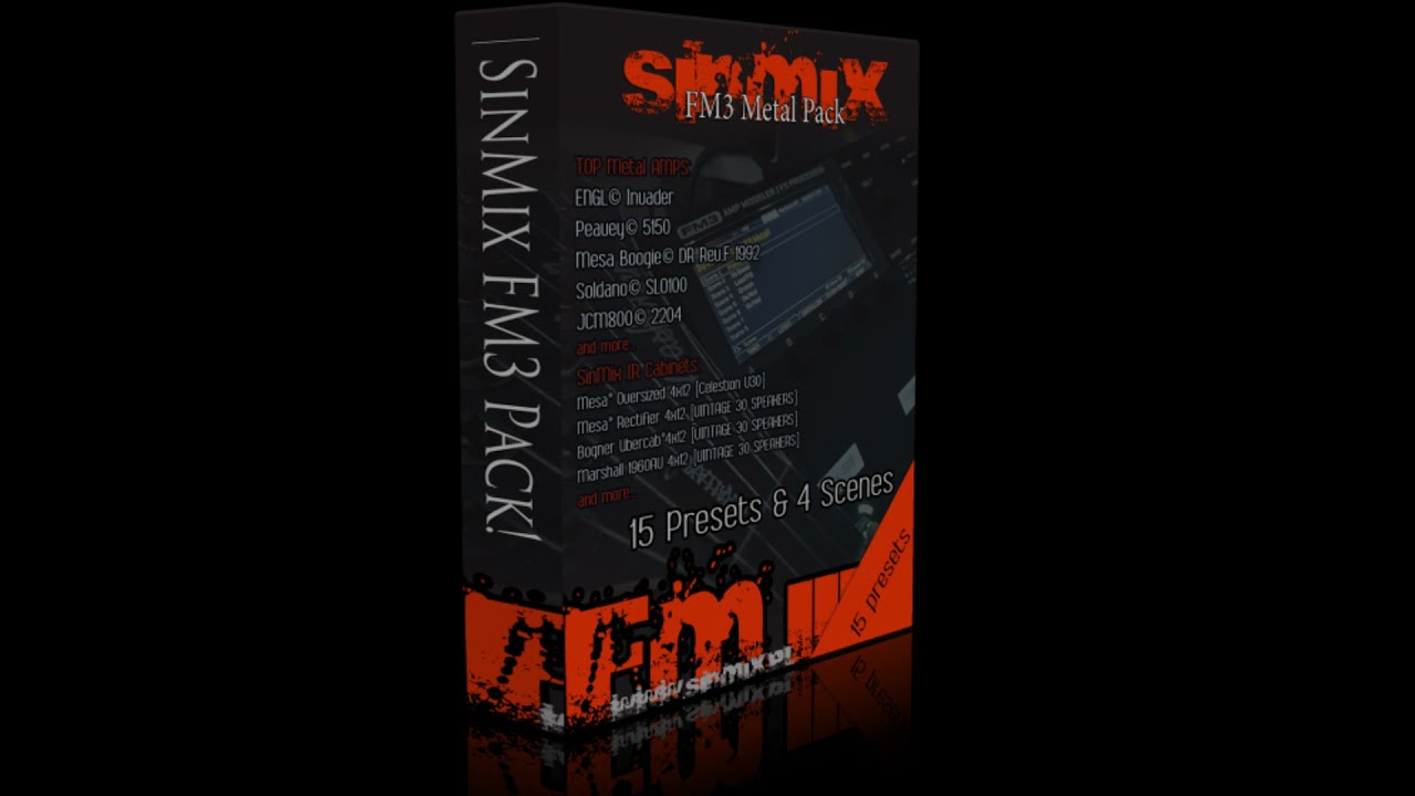 SinMix Fractal FM3 Presets Pack - Mesa Boogie DR