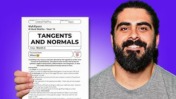 A-Level Maths Tangents And Normals (Differentiation)
