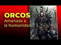 ORCOS HORDAS salvajes, desde libros de FANTASIA como EL SEÑOR DE LOS ANILLOS, ejerciendo brutalidad.