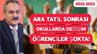 Okullarda Ara Tatilden Sonra Değişimler Öğrenciler Şaşkın Yeni Değişiklikler