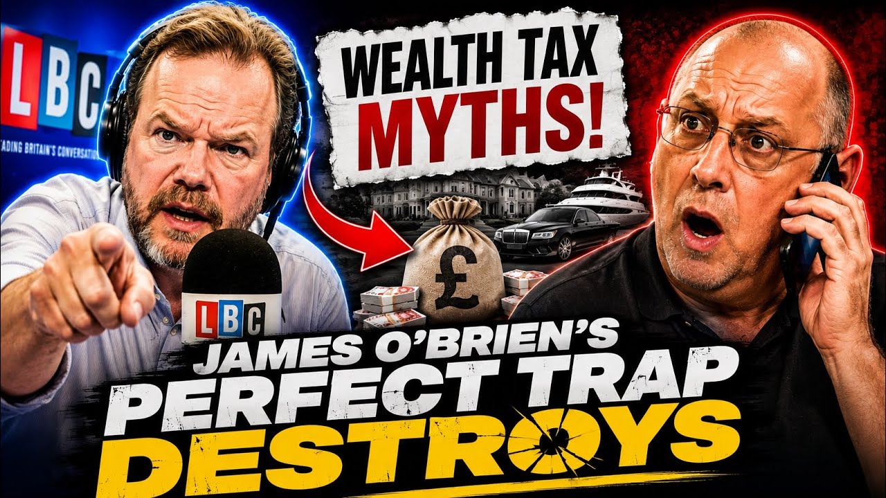 James O'Brien's PERFECT TRAP DESTROYS Working Class Caller's WEALTH TAX Myths!