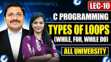 Loops & Its Types in C Programming | Lecture 10 | Sherlin Mam | Dinesh Sir Engineering