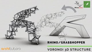 Grasshopper Tutorial for Beginners | Voronoi 3d Structure