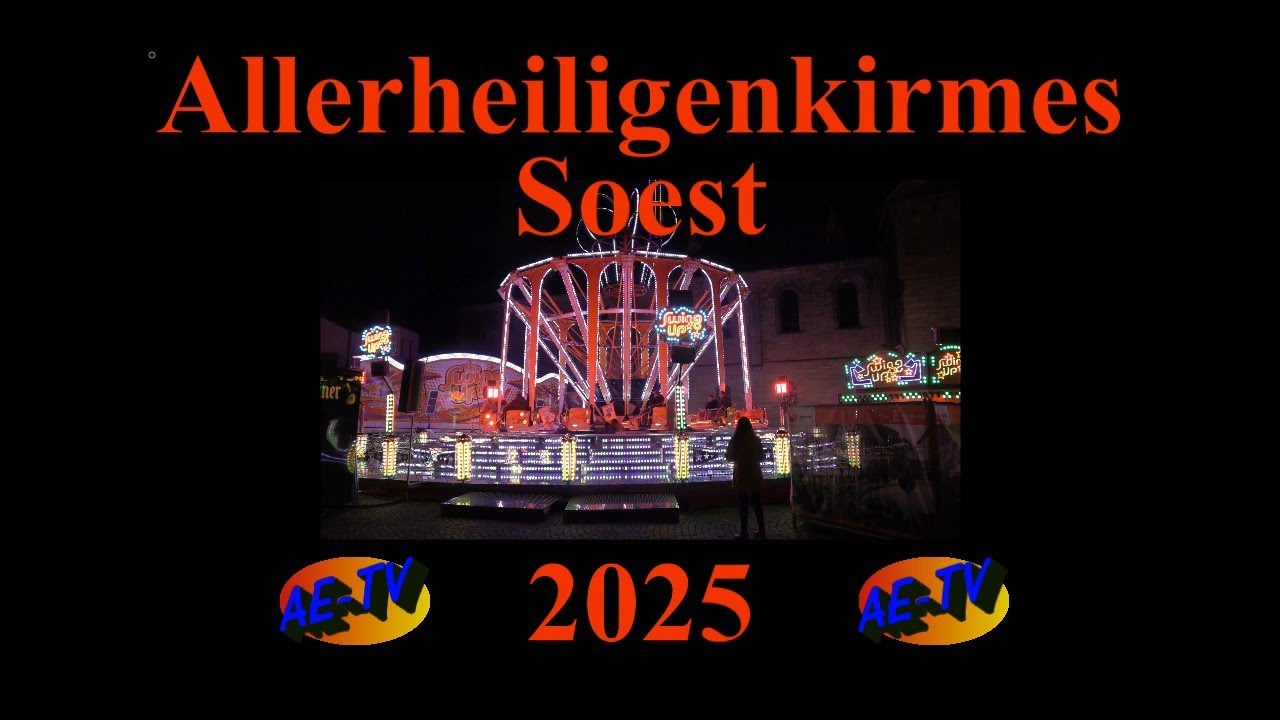 Allerheiligenkirmes Soest 2025  - Größte Altstadtkirmes in Europa