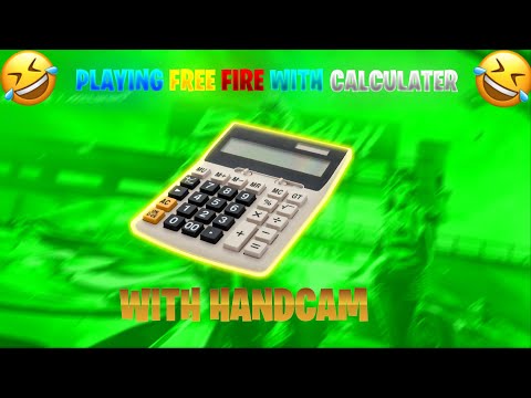 PLAYING FREE FIRE WITH CALCULATOR||WITH HANDCAM||ULTRA 189