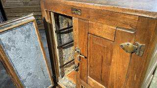 Ep.161 Antique Refrigerator Restoration Furniture Restoration