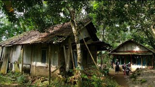 Suasana Kehidupan di Desa Jawa Kampung Jaman Dulu, Pedesaan Wonosobo Jawa Tengah Indonesia