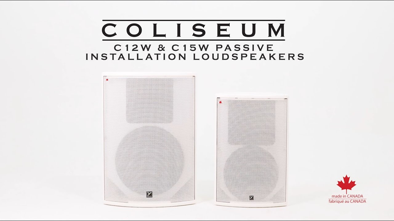 Coliseum by Yorkville Sound – Installation Speakers - YouTube