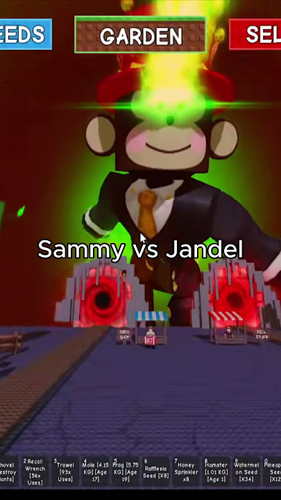 Sammy vs Jandel 2nd match?  #roblox #growagarden  #stealabrainrot #jandel #sammy #fyp