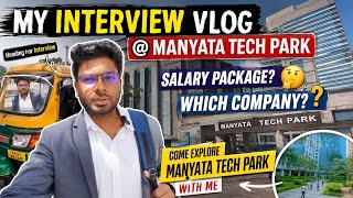From Auto Ride to Interview Room 😮 | Manyata Tech Park VlogCan I Crack This Interview? 😬