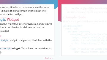 How to Easily Adjust the Height of a Container in Flutter to Match Its Sibling