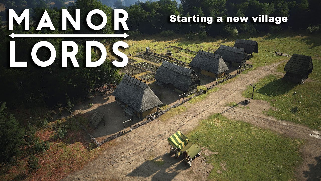 Starting a New Village in Manor Lords | Let's Play - YouTube